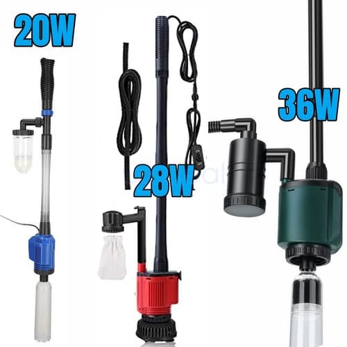 Electric Aquarium Siphon Pump Vacuum Cleaner for Fish Tank Water Change and Gravel Cleaning - image 1