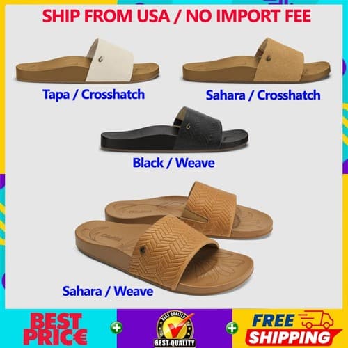 OLUKAI Kīpe‘a Pono Women’s Slide Sandals, All Color, 100% - image 1