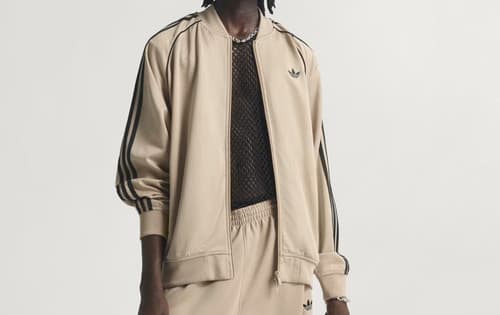 adidas Originals SST ADICOLOR CLASSICS LOOSE TRACK TOP Stone Khaki / Black - image 1