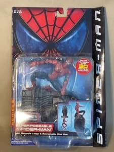 2002 ToyBiz Marvel Spider-Man Movie Super Poseable Action Figure New in Box! - image 1