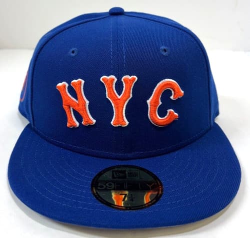 New York Mets MLB NE 2024 City Connect Fitted Hat~ Royal Blue - image 1