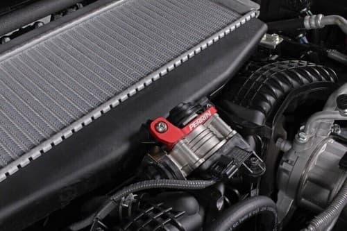 Perrin Red Aluminum Top Mount Intercooler Bracket For Subaru 22-24 WRX & More - image 1