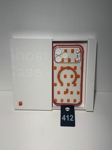 * ORANGE TRIM* dbrand GHOST Case 2.0 CLEAR 63G6CV iPhone 17 PRO MAX New Open Box - image 1