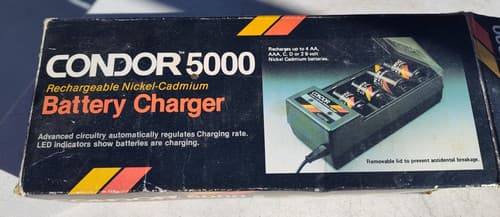 Condor 5000 Rechargeable Nickel-Cadmium Battery Charger AA/AAA/C/D/9V - image 1