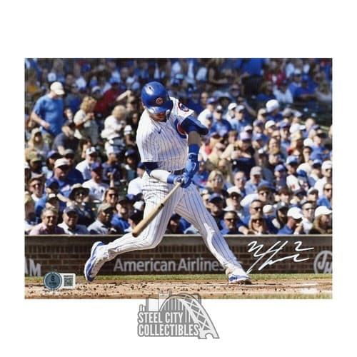 Nico Hoerner Autographed Chicago Cubs 8x10 Baseball Photo - BAS - image 1