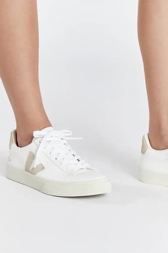 VEJA CAMPO WOMEN'S SNEAKER SHOES EXTRA WHITE/ALMOND SIZE 38 EU $175 - image 1