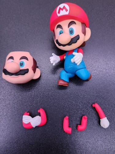 GOOD SMILE COMPANY Nendoroid Super Mario Mario Figure Only - image 1
