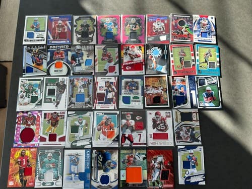 2023 Panini Prizm NFL Rookie Game Used Memorabilia Jersey Relic Patch 38 Card Lot - image 1