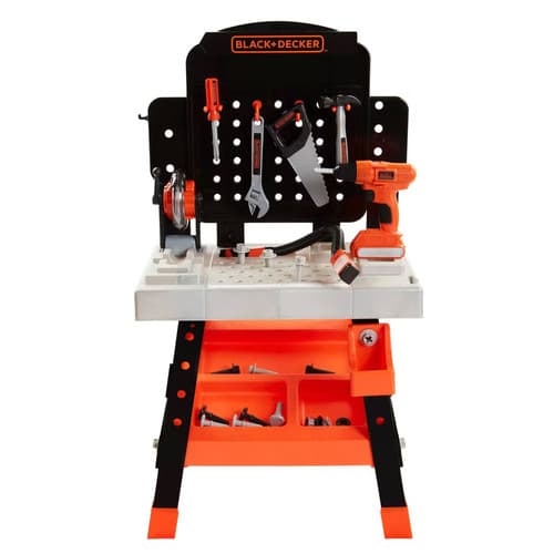 BLACK+DECKER Ready to Build Workbench 53 Pc Power Drill Saw with Realistic Sounds - image 1
