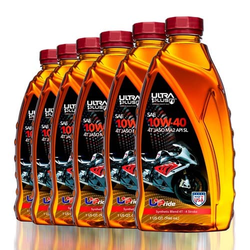 Ultra1Plus 10W-40 Synthetic Blend 4T Engine Oil API SL JASO MA2 (6 Quarts) - image 1