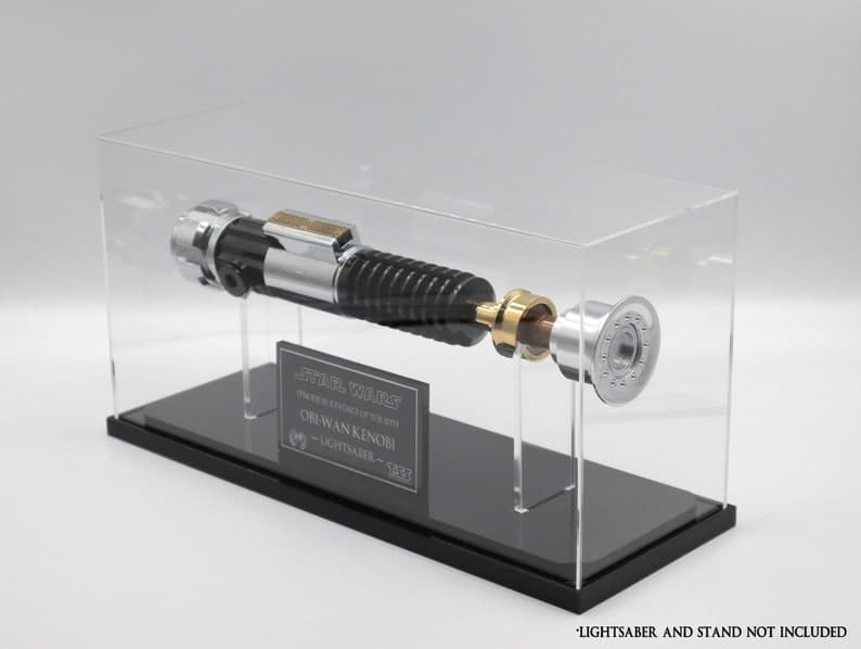 Acrylic Display Case for Single Tier Lightsaber Stand (11x15x31cm) - image 1