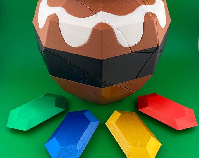 Large Legend of Zelda Breakable Pot With Rupees - image 1