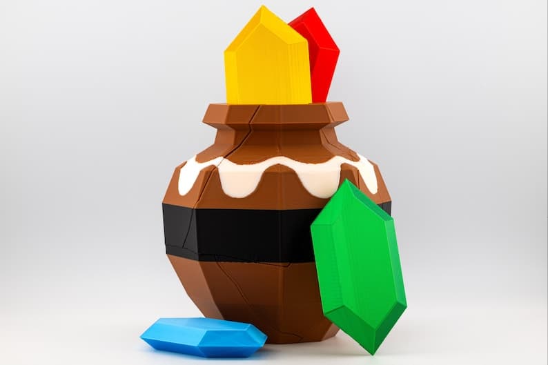 Legend of Zelda Breakable Pot With Rupees - image 1