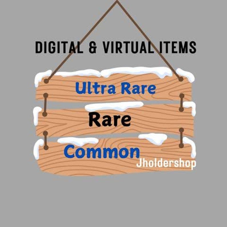 Digital & Virtual Items (Ultra Rare- Rare-Common) - image 1