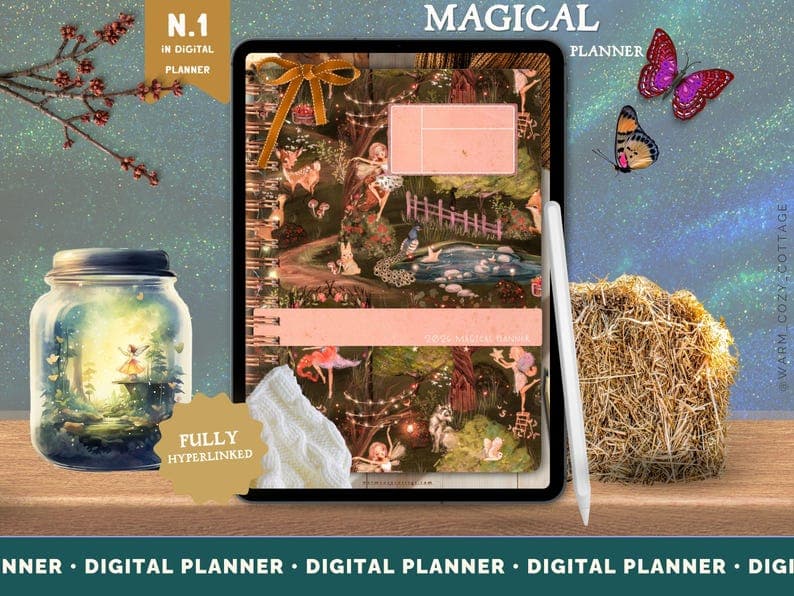 2026 Digital Planner, Dated Magical Diary (PDF) - image 1