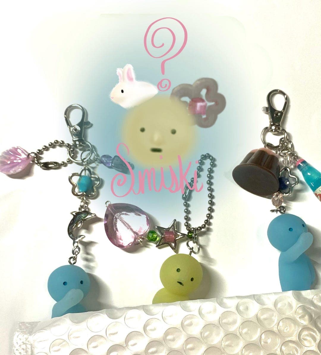 Blind Smiski Keychain - image 1