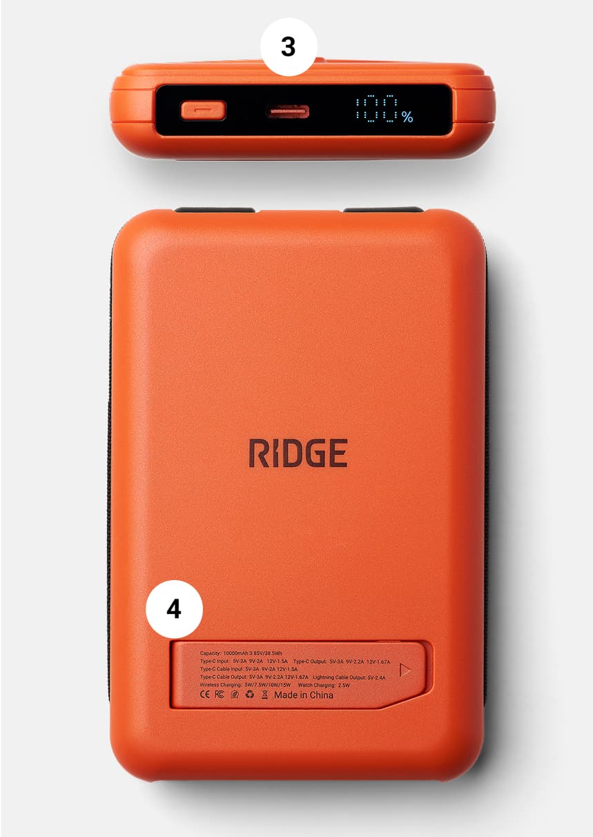Magnetic Power Bank - Basecamp Orange - image 3