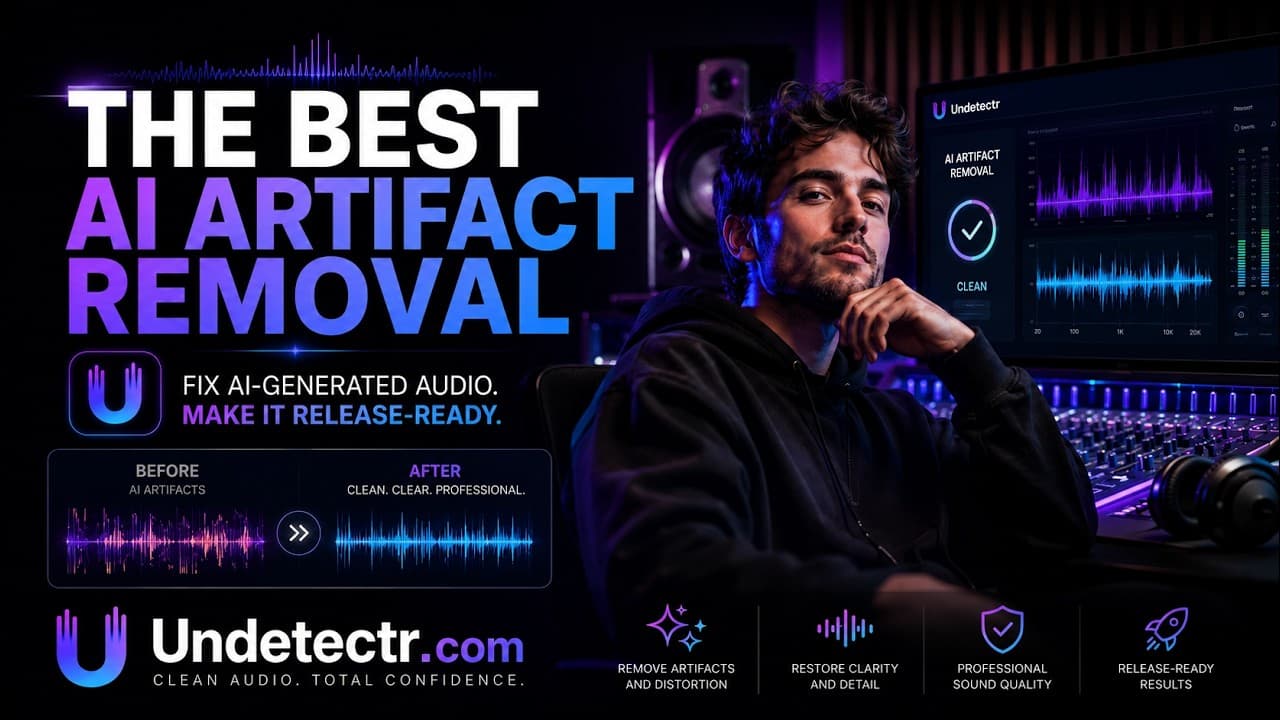 Undetectr Lifetime Access - AI Artifact Removal for Music (Unlimited Track Processing) - image 1