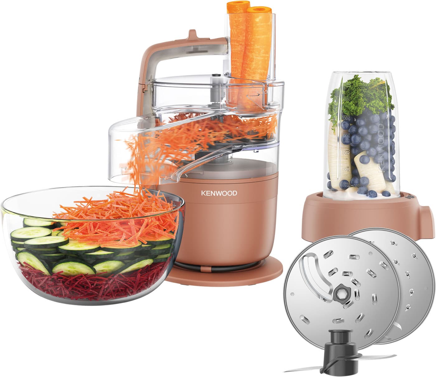 Kenwood Multipro Go FDP23.380RD Red Clay Foodprocessor - image 1
