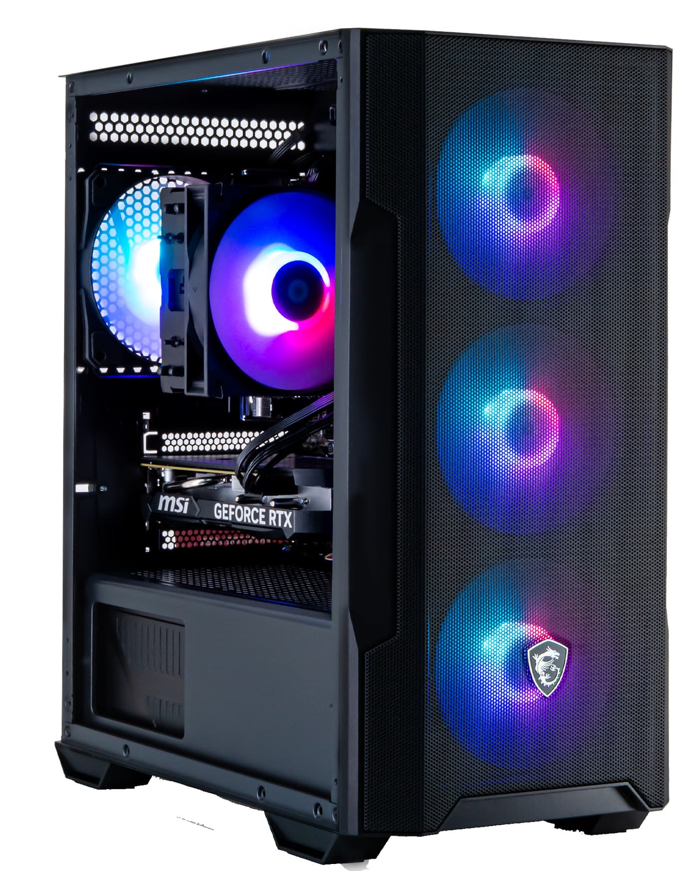 Cobalt x Powered by MSI Tier 1 Gaming PC - RTX 5060 - Ryzen 7 5700X - 32GB RAM - 1TB SSD - image 1