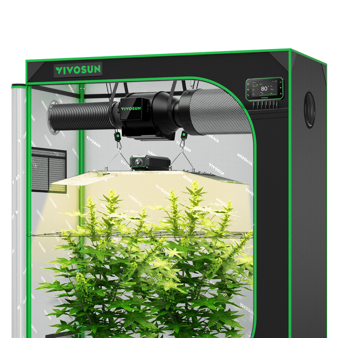 Vivosun Smart Grow Tent Kit 4x2ft 2-Plant System with WiFi-Integrated GrowHub E42A+ Controller - image 1