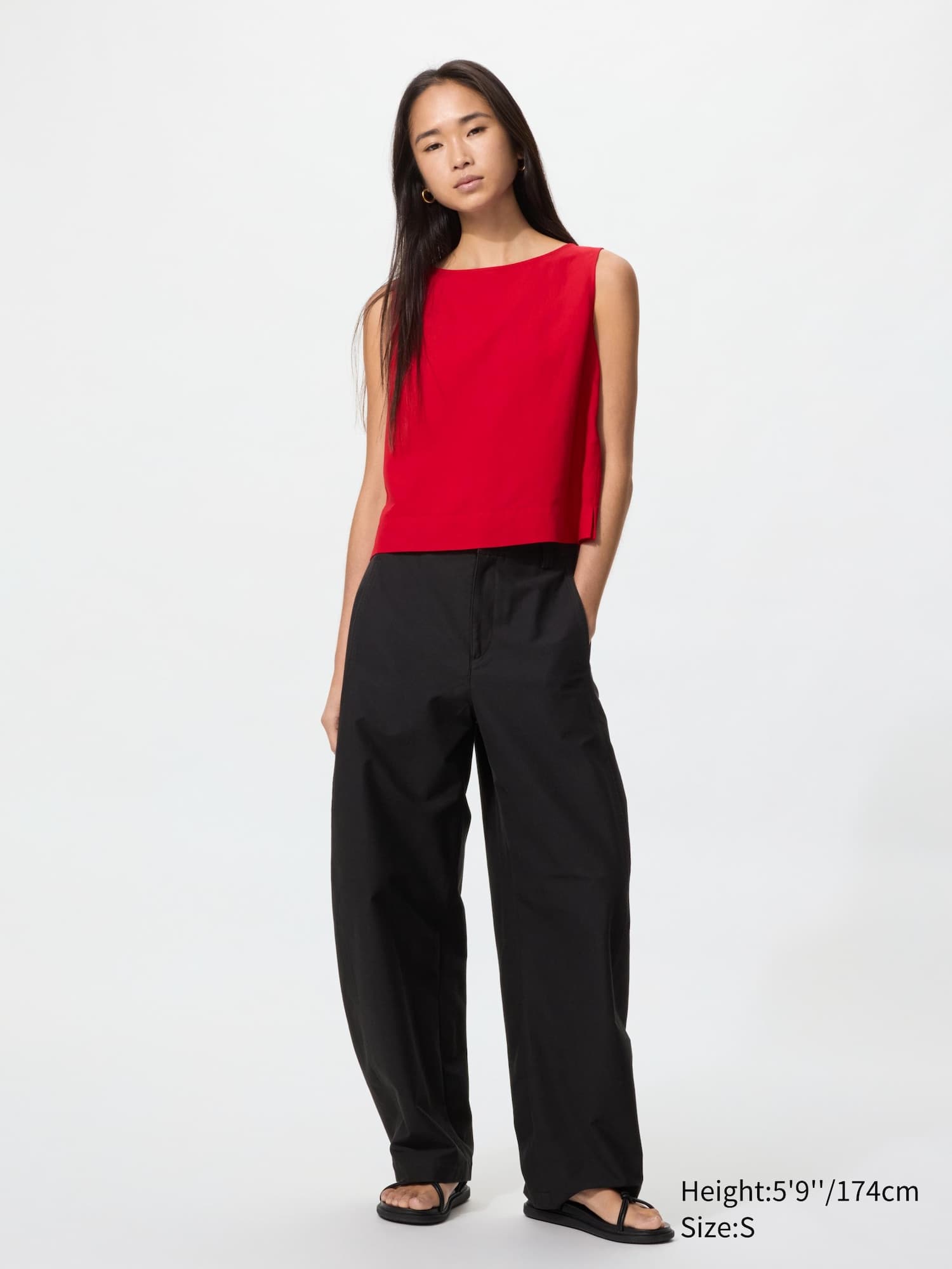 Jersey Barrel Leg Trousers - image 1