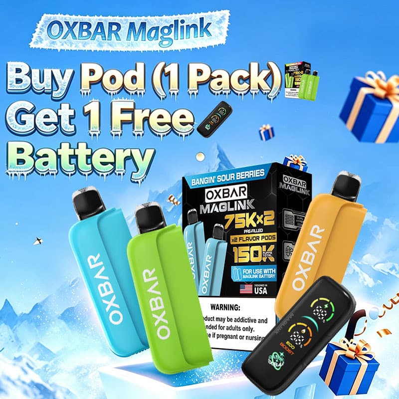 Oxbar Maglink 75K Disposable Pod 5% Nicotine (2pcs/pack) - image 1