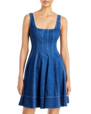 STAUD Wells Mini Dress - image 1