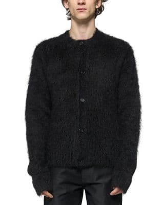 Fuzzy Wuzzy Regular Fit Mohair Cardigan - image 1