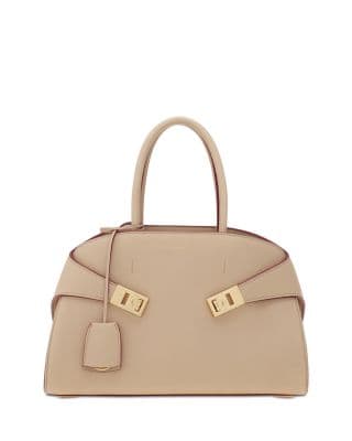 Small Hug Leather Top Handle Bag - image 1