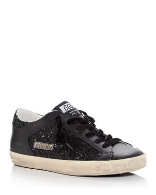 Golden Goose Unisex Super-Star Low Top Sneakers Black Size 8 US - image 1