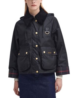 Barbour Reighton Wax Collar Hooded Jacket - image 1