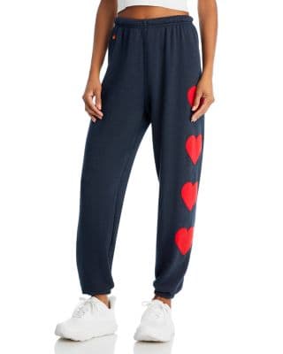 Aviator Nation Heart Stitch Sweatpants - image 1