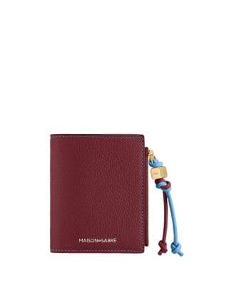 MAISON de SABRÉ Small Leather Bifold Wallet Plum Sky - image 1