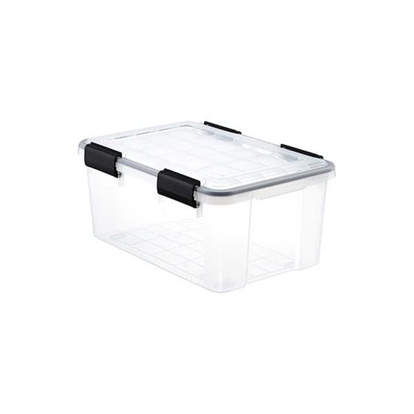 19 qt. Weathertight Tote Clear - image 1