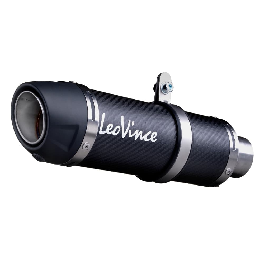Leovince GP Corsa Evo Carbon Fiber Slip-On Exhaust for Kawasaki Ninja 400 Euro5 2022-2023 - image 1