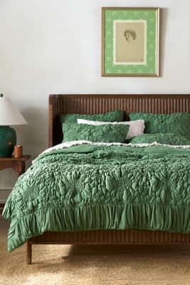 Dahlia 100% Cotton Jersey Floral Quilt - image 1