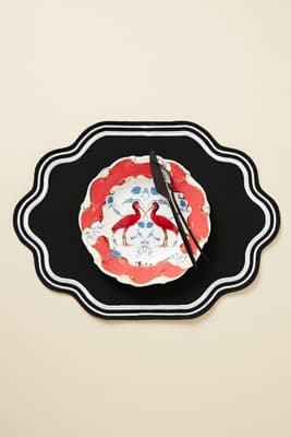 Madeline Embroidered Cotton Placemat - image 1