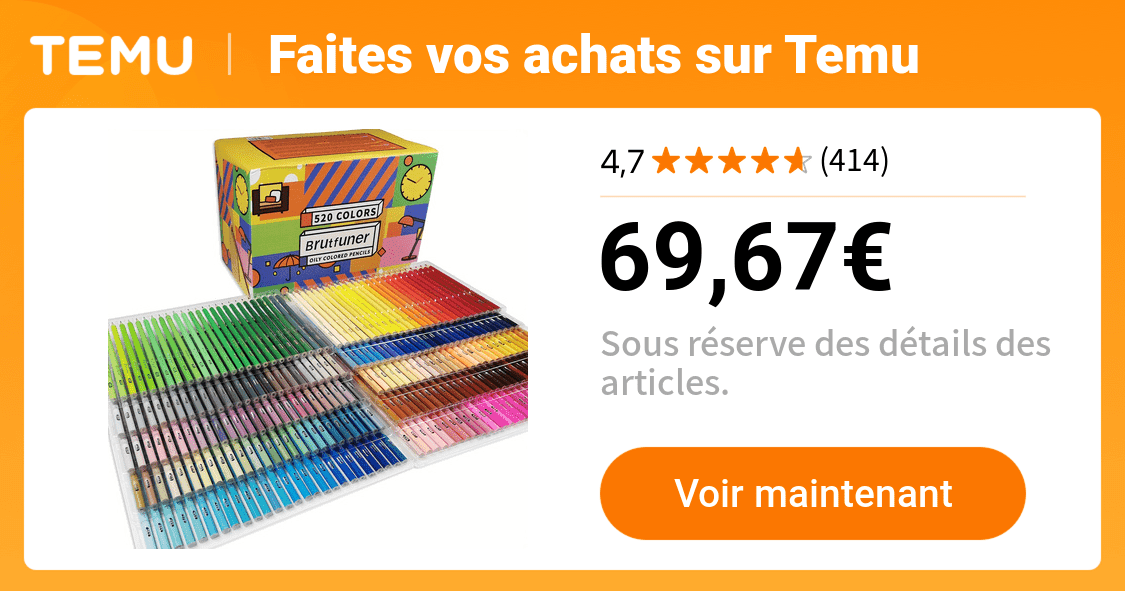 520 crayons de couleur - pas doublons, souples - image 1