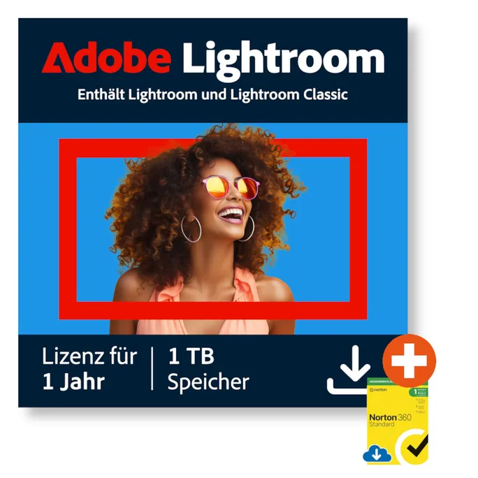 Adobe Creative Cloud Lightroom (inkl. Lightroom Classic) mit Norton 360 Standard (1 Jahr) - image 1