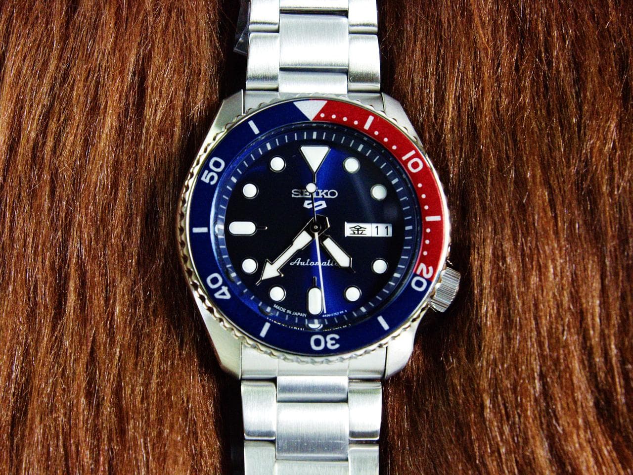 SBSA003/SRPD53K1 Mechanical Style Blue Red Ref watch made in japan - image 1