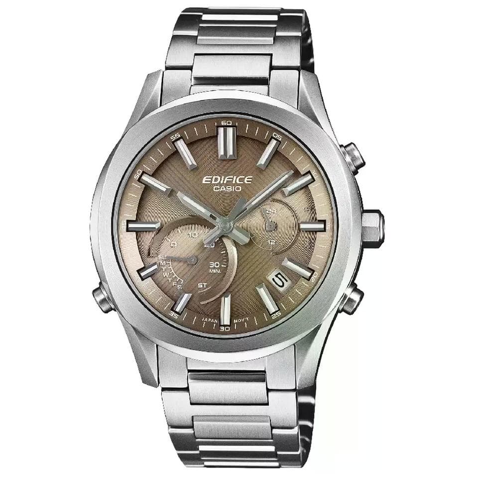 Casio Edifice EQB-1300D-5A Copper Chrono Brown Dial Solar Bluetooth Stainless Steel Watch 2026 - image 1