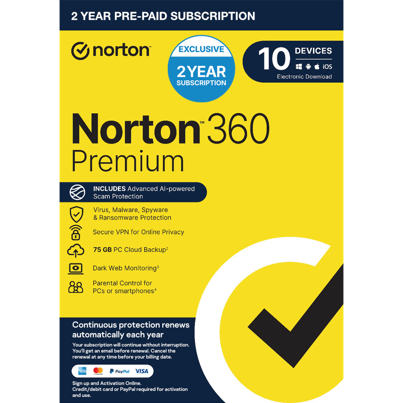 Norton 360 Premium 2026 [10-D, 2-YR] - image 1
