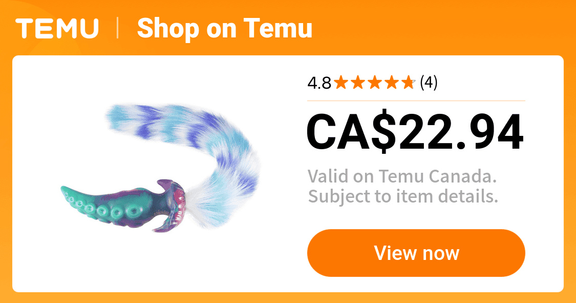 6 3 tail plug silicone large   11 8 fantasy long - Temu Canada - image 1