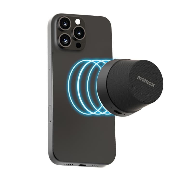 Momax 1-Vibe Go Magnetic Wireless Speaker (Black) - image 1