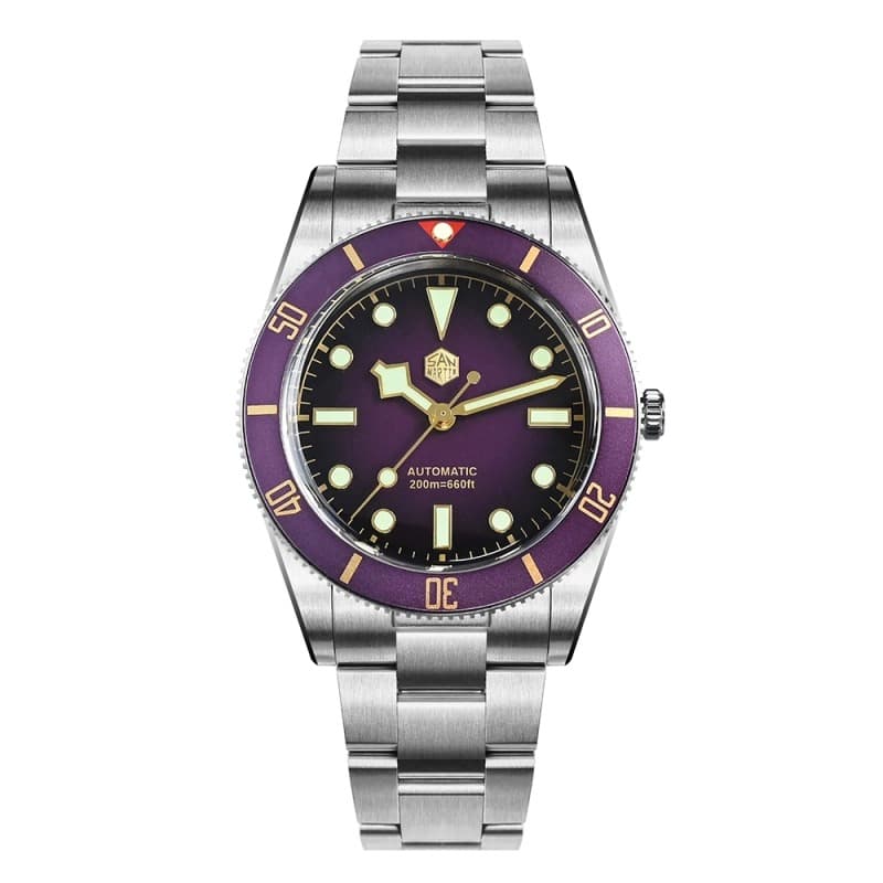 San Martin 37mm SN0138 Upgraded Diving Watch BB54 Retro Automatic Mechanical Watch - image 1