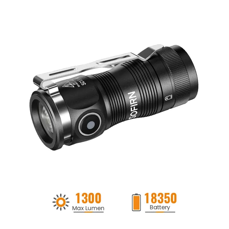 Sofirn SC13A Small LED Keychain EDC Flashlight with Anduril UI - image 1