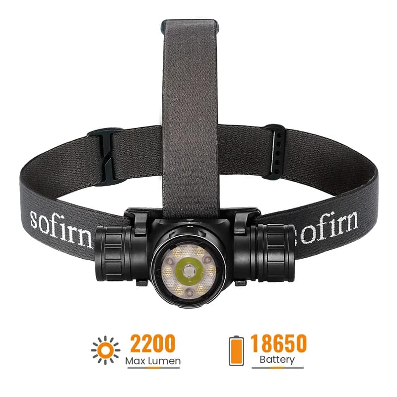 Sofirn HS21 LED Rechargeable Red and White Headlamp - image 1