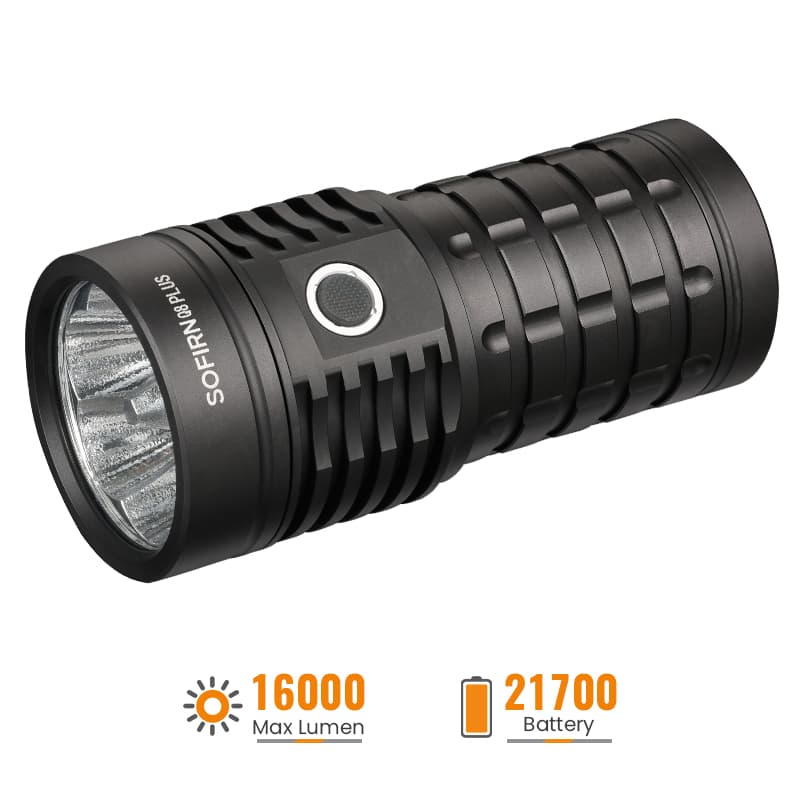 Sofirn Q8 Plus Rechargeable Flashlight 16000 Lumens with Anduril 2.0 UI - image 1