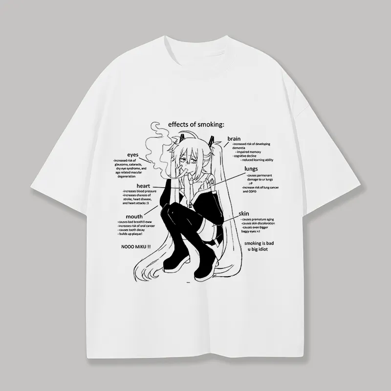 Hatsune Miku Printed Unisex Oversized T-shirt - image 1